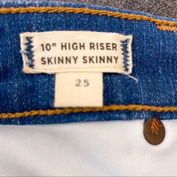 Madewell 10” High Riser Skinny Skinny Jeans - Picture 6 of 6